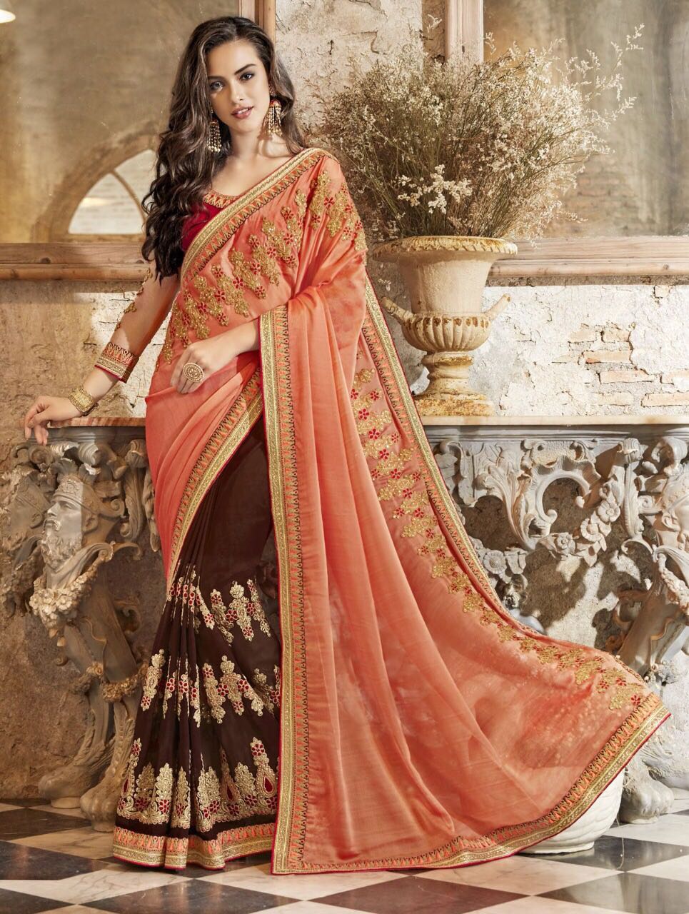Triveni Kalpana-12 Wholesale Heavy Work Saree